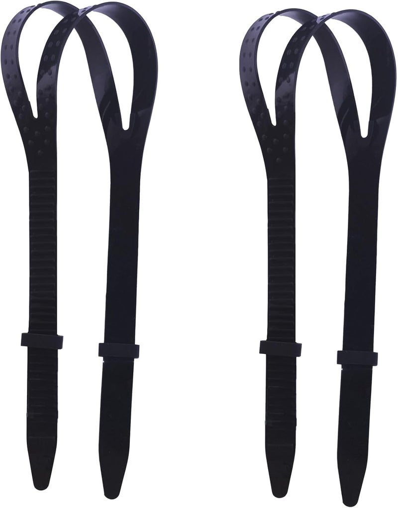 sipantee 2PCS Universal Silicone Mask Strap Black Scuba Mask Strap Replacement for Scuba Diving Snorkeling Mask Swimming Goggle Snorkel Mask Straps Diving Glasses Straps - Image 1